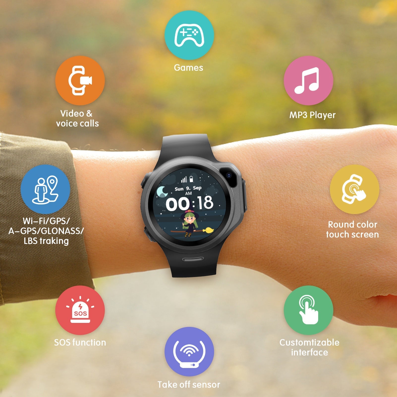 Watchout next gen smartwatch for kids back